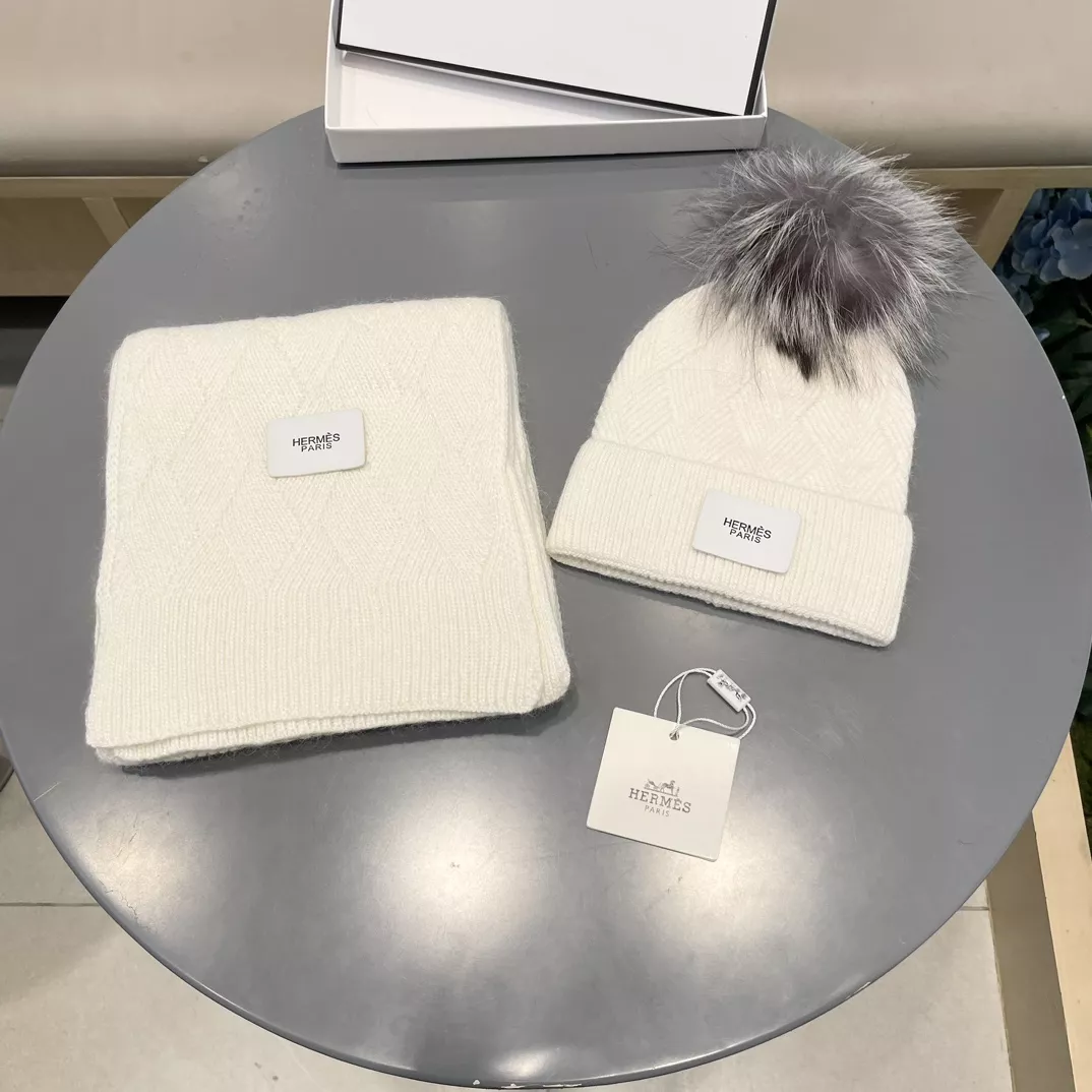 hermes hat and echapres set s_12733342